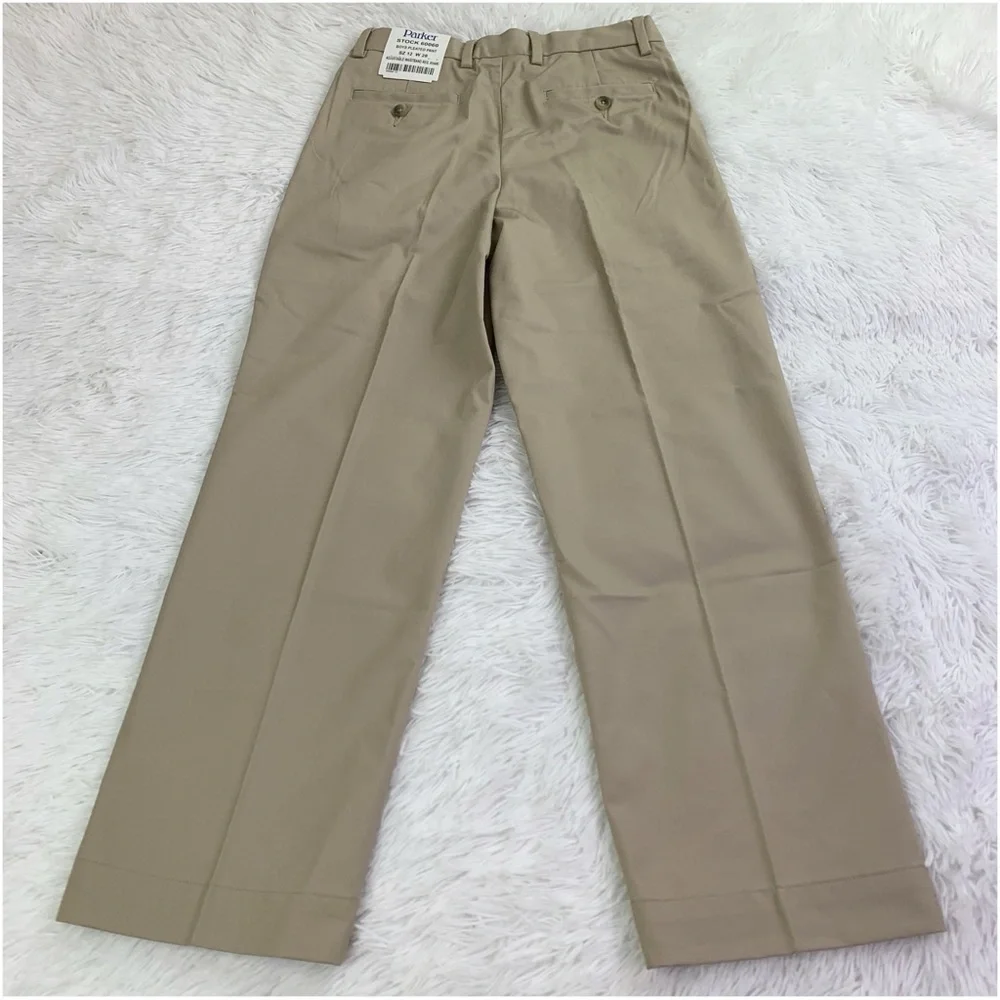 Parker NWT boy's‎ pleated front Khaki Chinos in tan